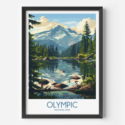 Olympic Vintage Style Print