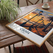 Oran Retro Travel Illustration