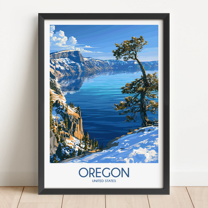 Oregon Destination Art Gift