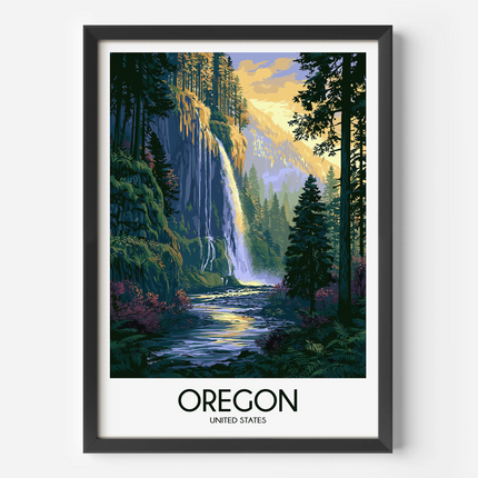 Oregon Scenic Landscape Art