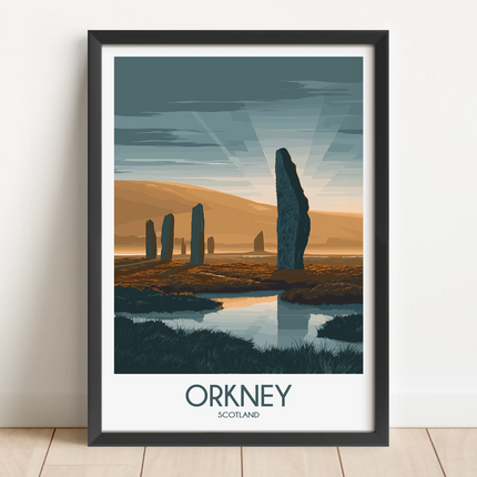 Orkney Souvenir Poster Print