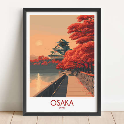 Osaka Souvenir Poster Print