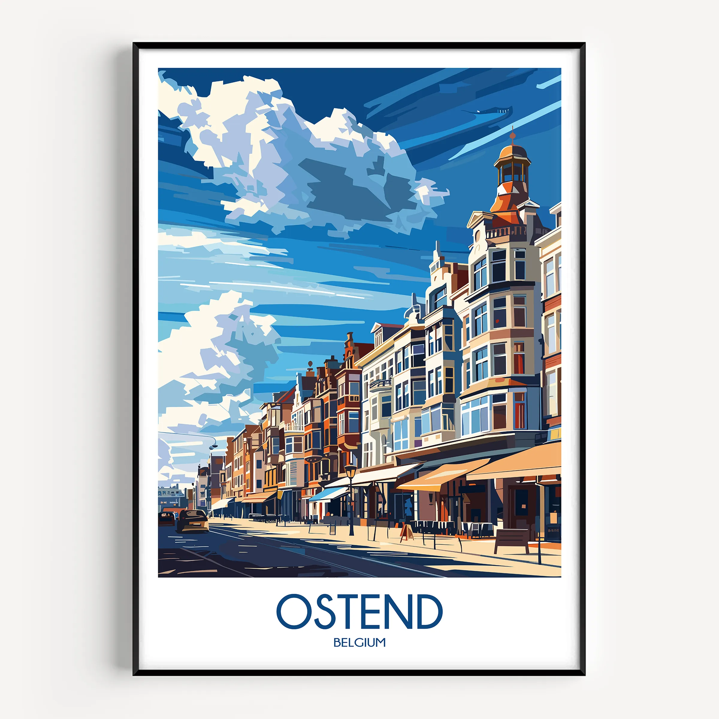 Ostend Souvenir Poster Print