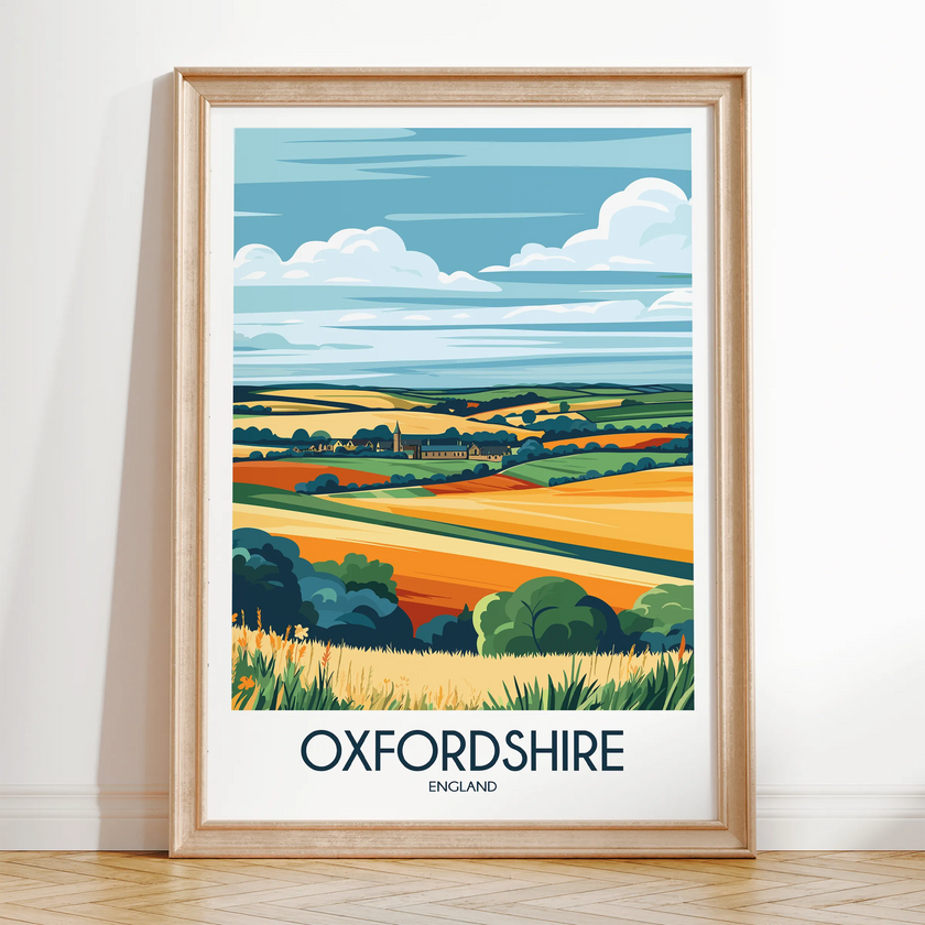 Oxfordshire Destination Art Gift
