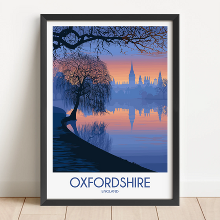 Oxfordshire Destination Art Gift