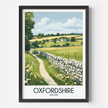 Oxfordshire Destination Art Gift