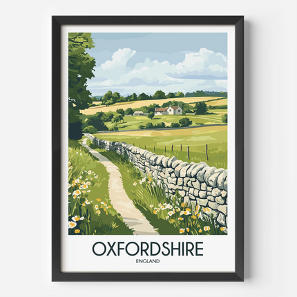 Oxfordshire Destination Art Gift