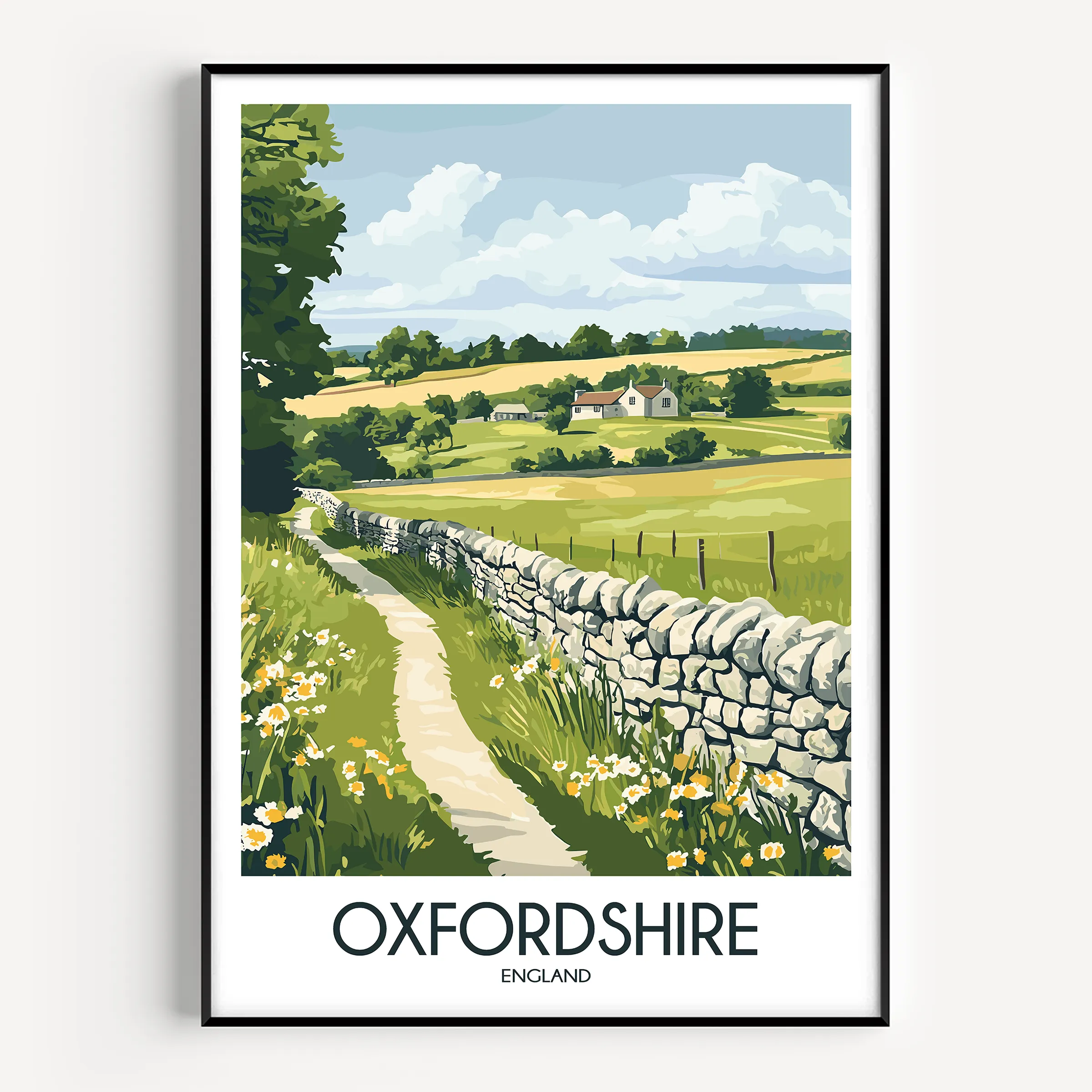 Oxfordshire Gallery Quality Print