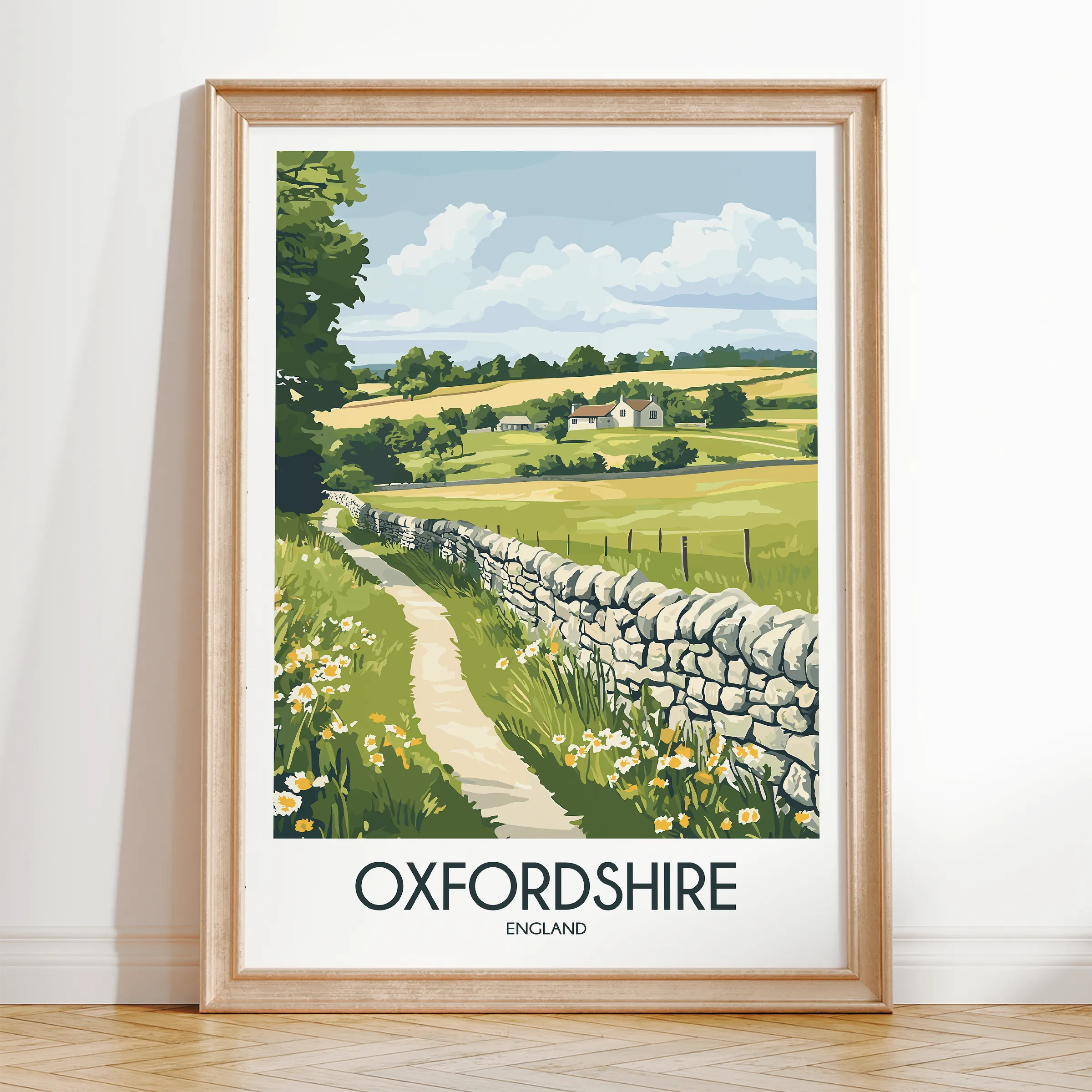 Oxfordshire Scenic Landscape Art