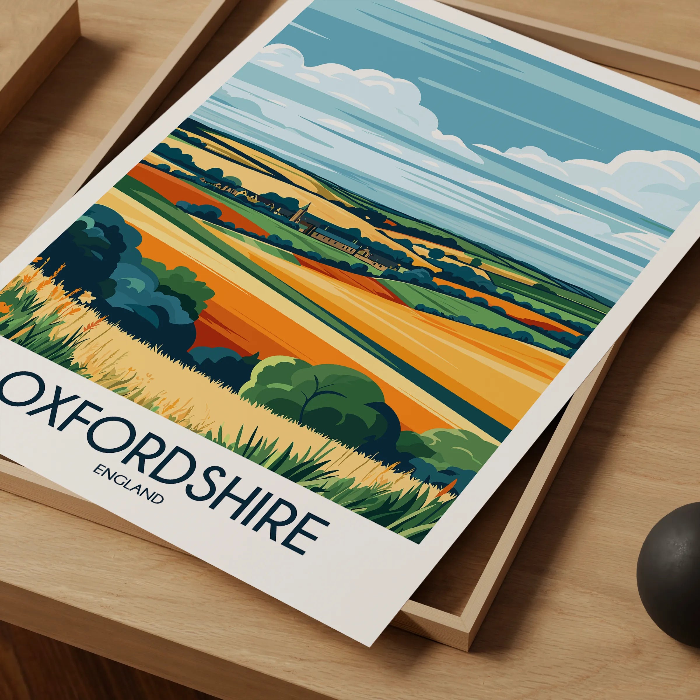 Oxfordshire Travel Memory Gift