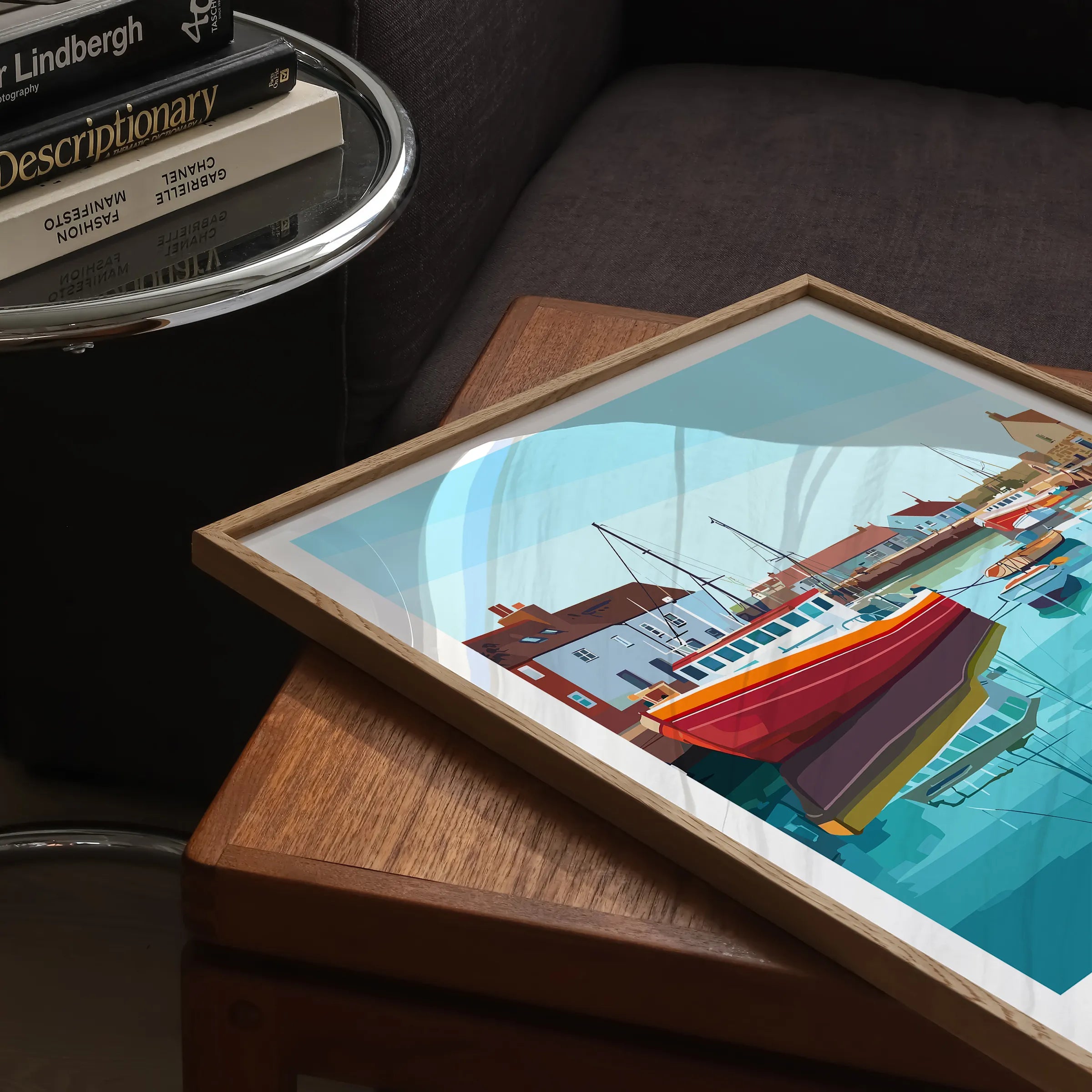 Padstow Vintage Style Print
