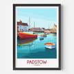 Padstow Vintage Style Print