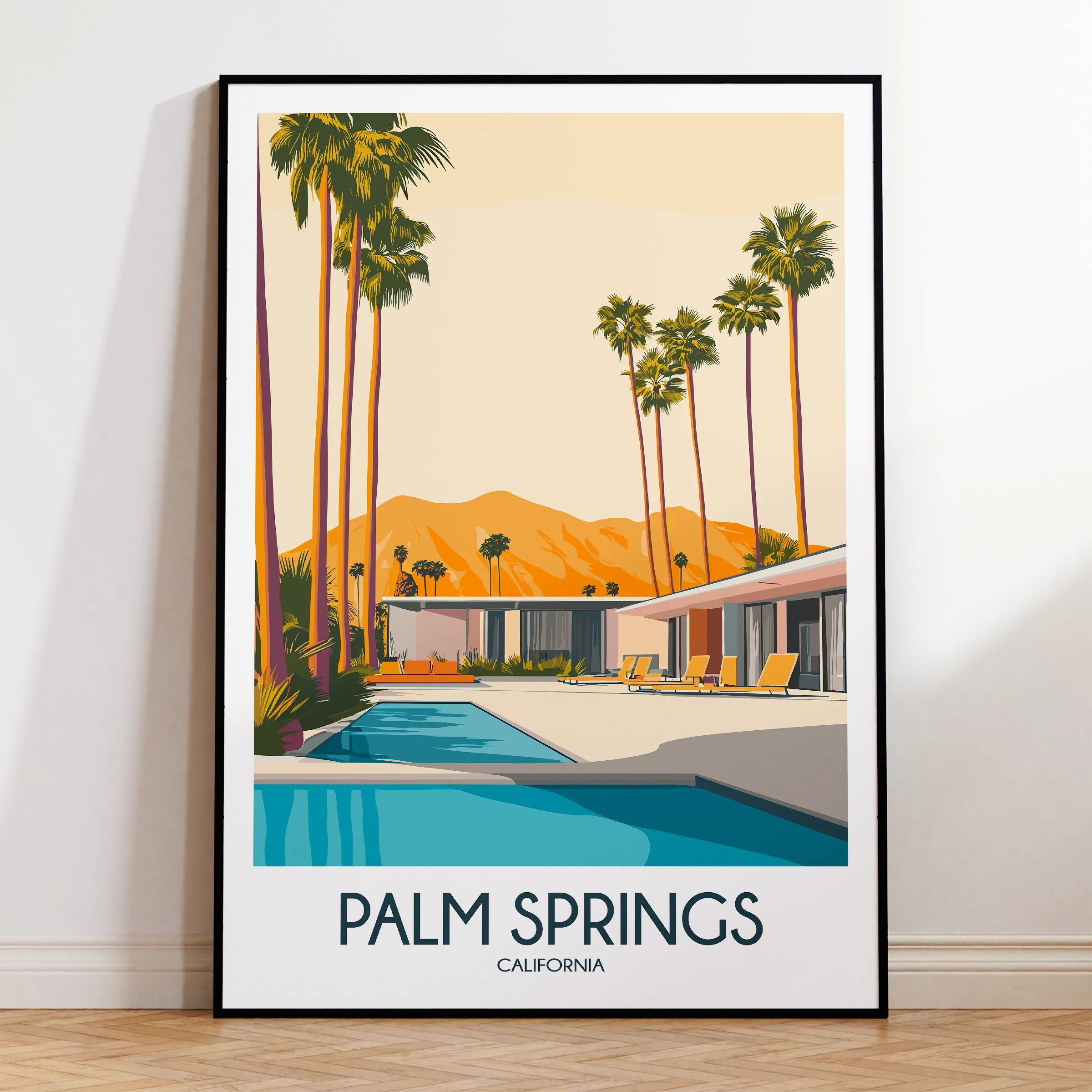 Palm Springs Minimalist Wall Art