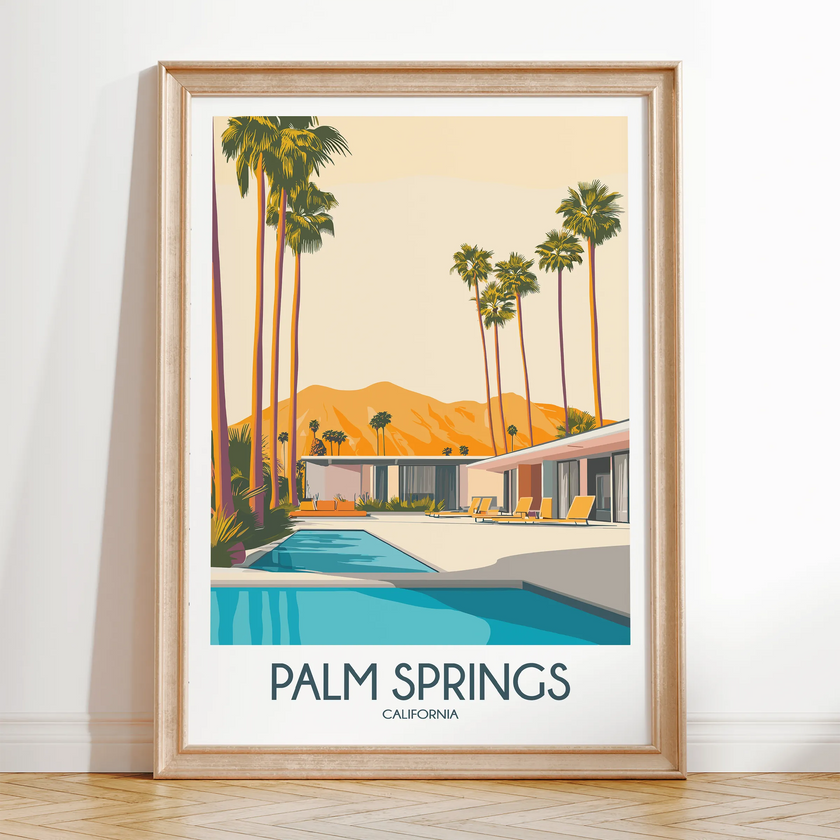 Palm Springs Scenic Landscape Art
