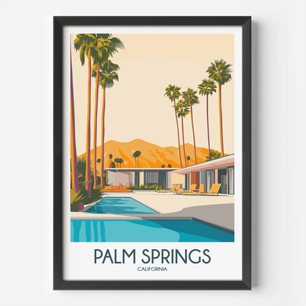 Palm Springs Souvenir Poster Print