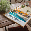Palm Springs Vintage Style Print