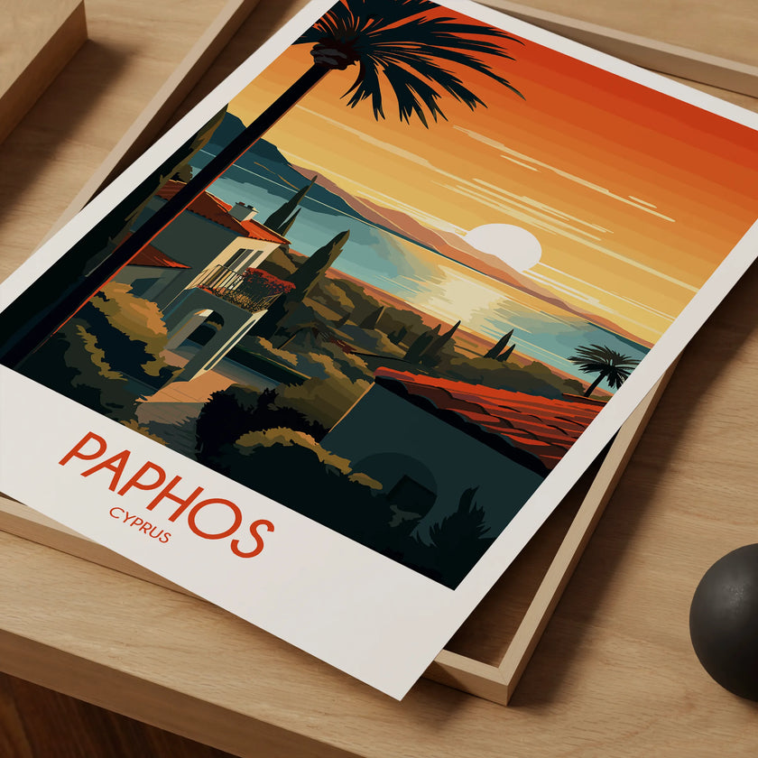 Paphos Destination Art Gift