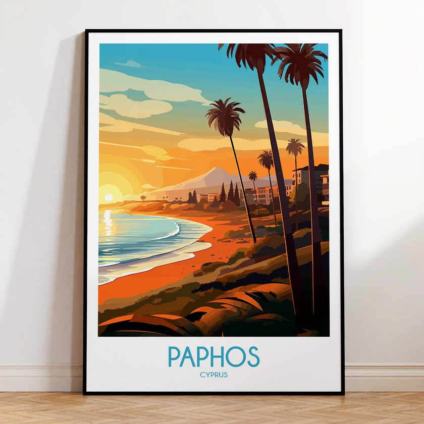 Paphos Minimalist Wall Art