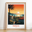 Paphos Souvenir Poster Print