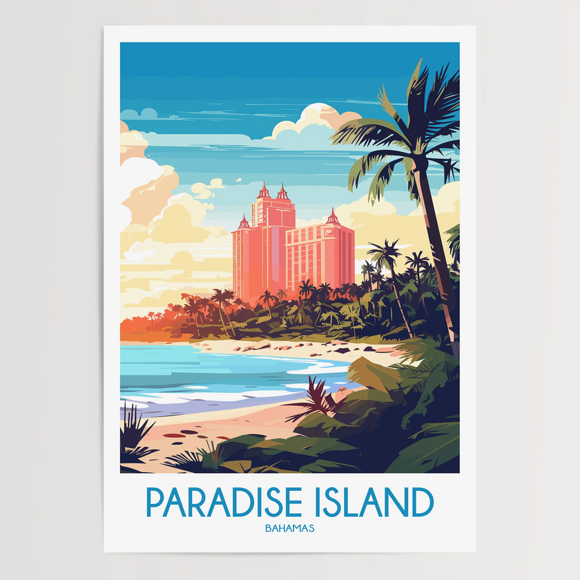 Paradise Island Home Office Decor