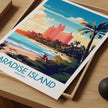 Paradise Island Minimalist Wall Art