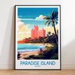 Paradise Island Souvenir Poster Print