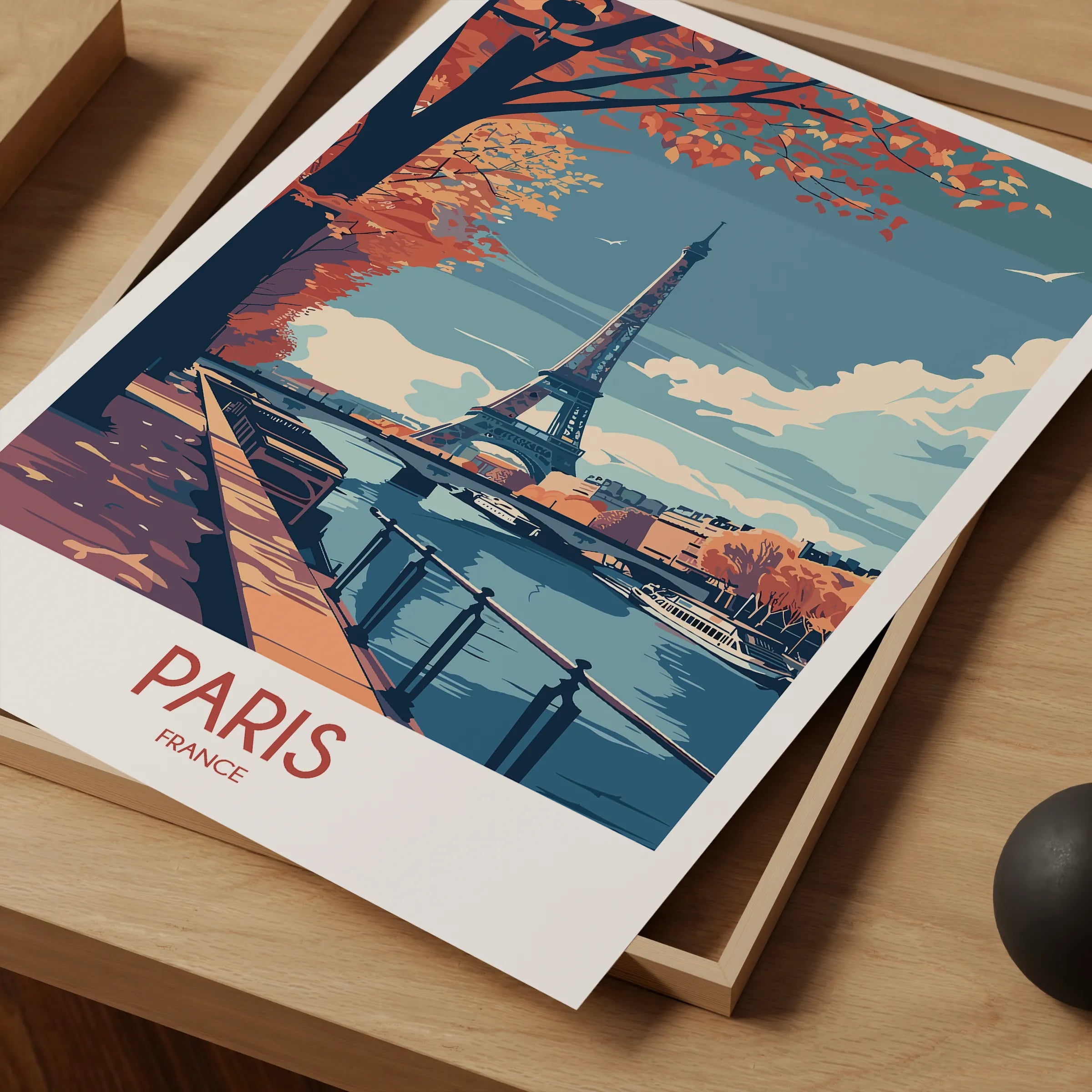 Paris Modern Travel Poster