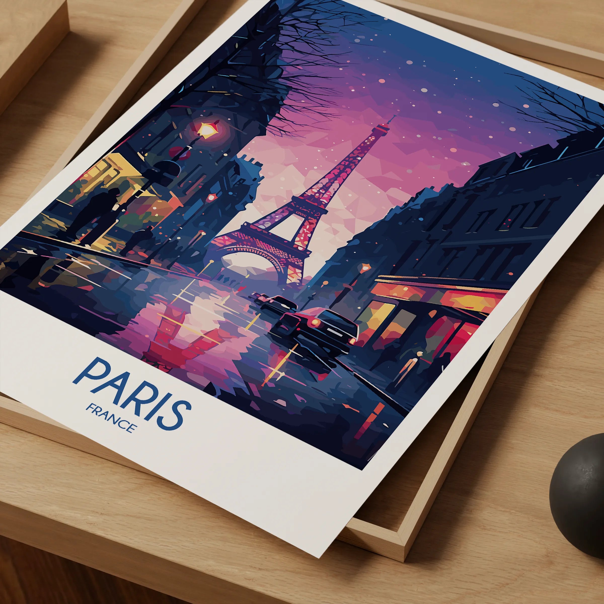 Paris Modern Travel Poster