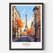 Paris Modern Travel Poster