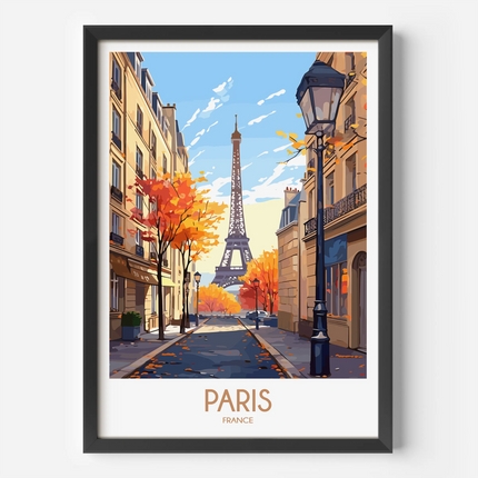 Paris Modern Travel Poster