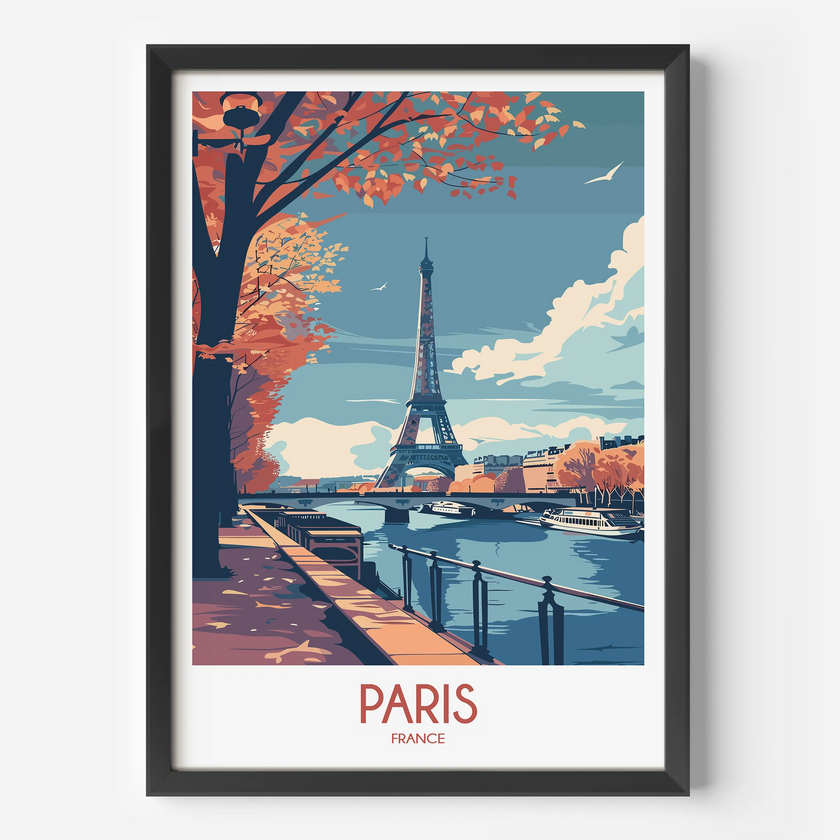 Paris Scenic Landscape Art