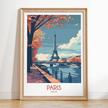 Paris Souvenir Poster Print