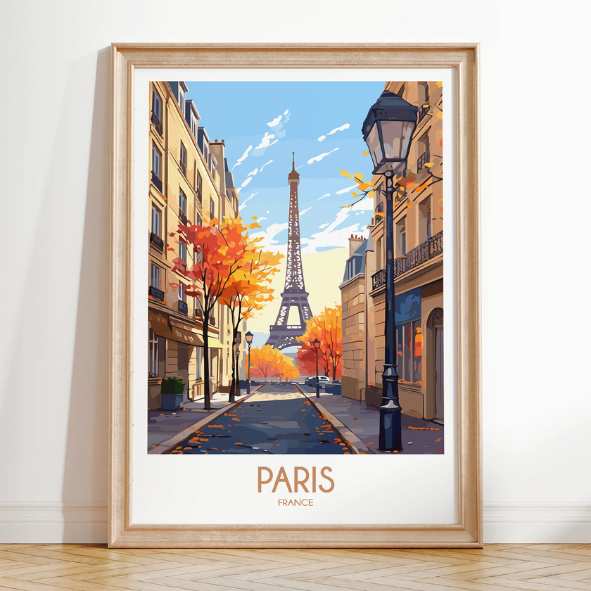 Paris Souvenir Poster Print