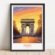 Paris Souvenir Poster Print