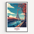 Paris Souvenir Poster Print