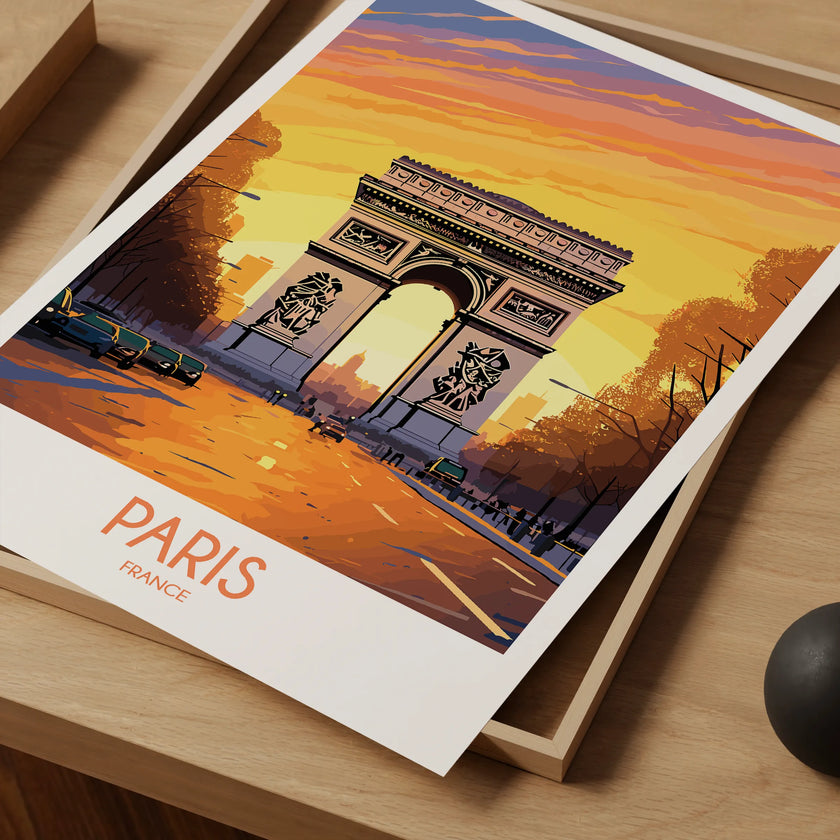 Paris Vintage Style Print