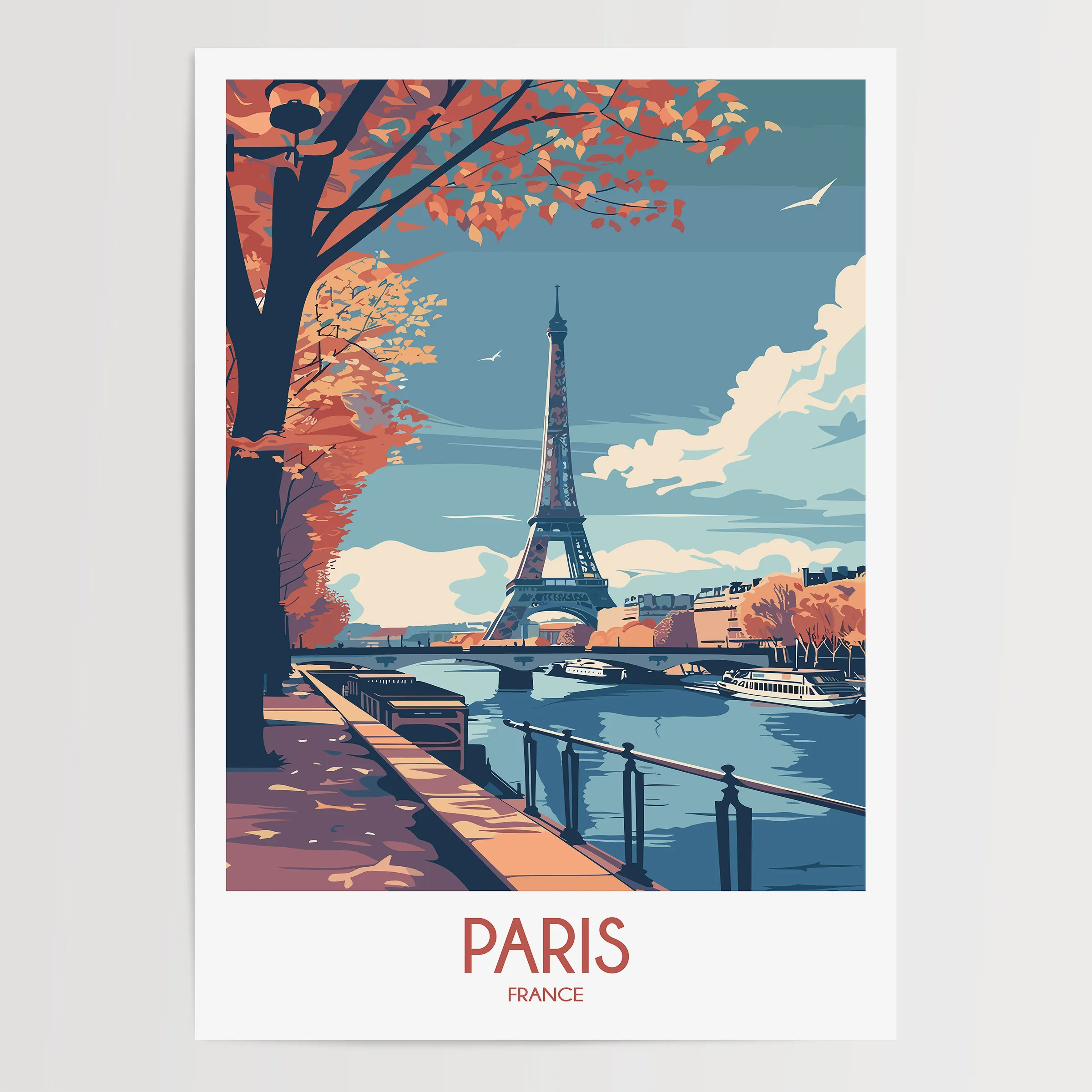Paris Vintage Style Print