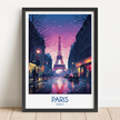 Paris Vintage Style Print