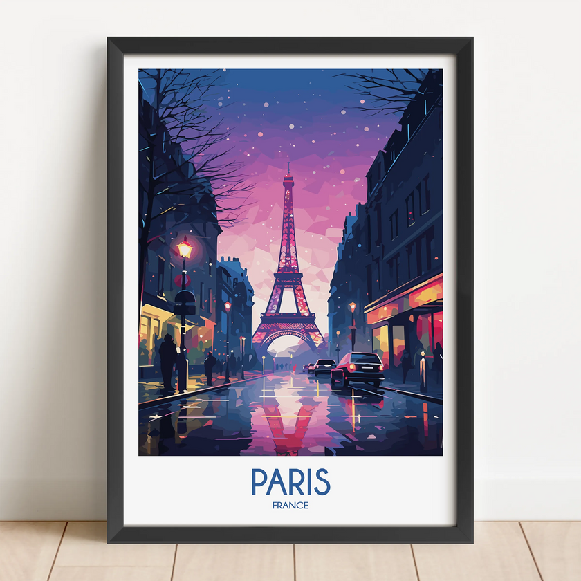 Paris Vintage Style Print