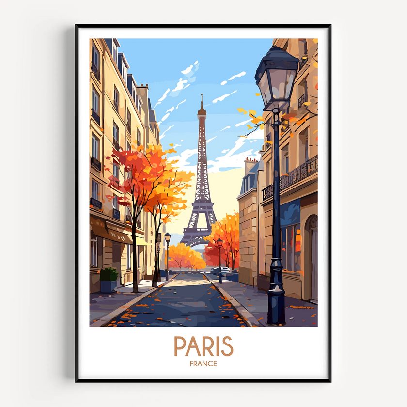 Paris Vintage Style Print