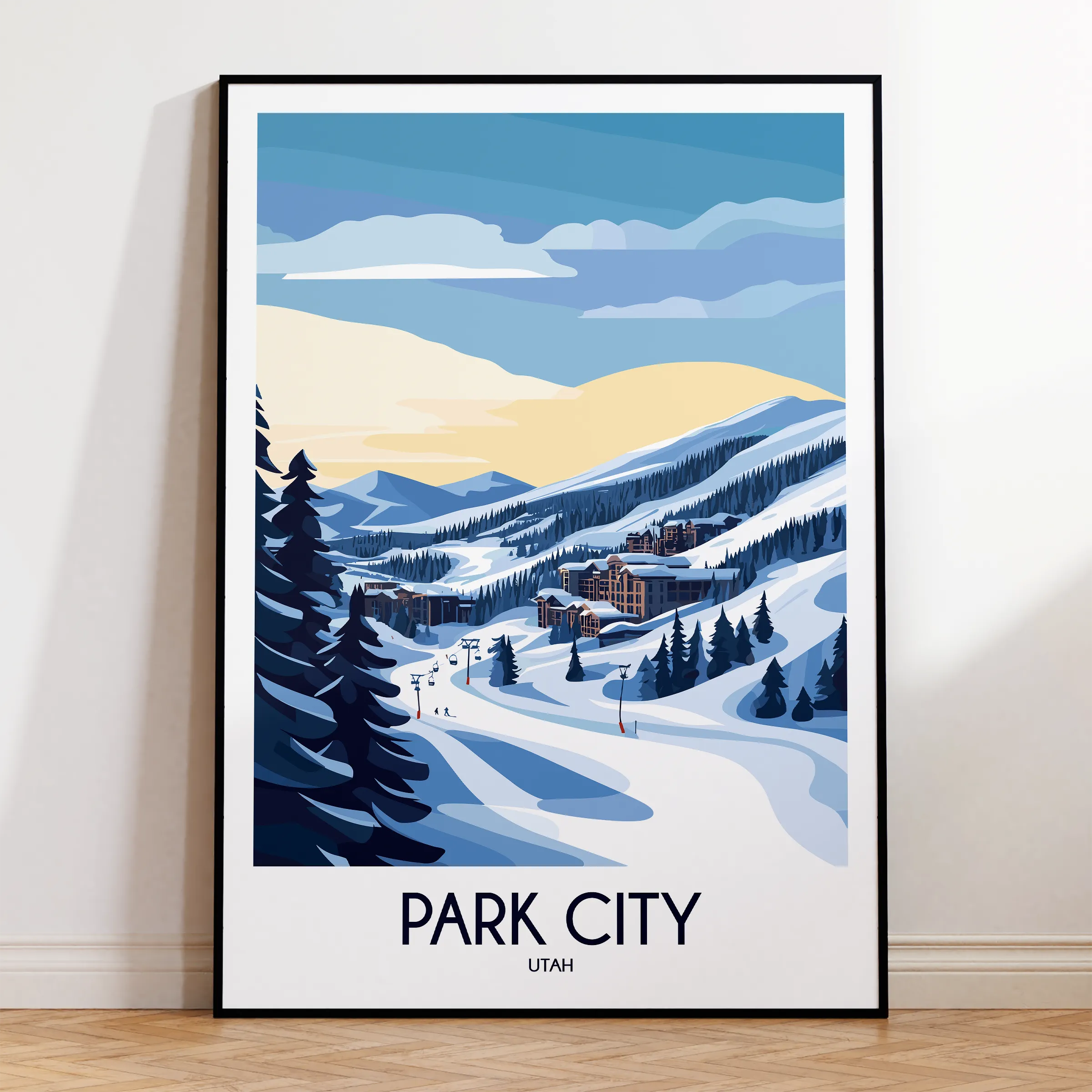 Park City Destination Art Gift