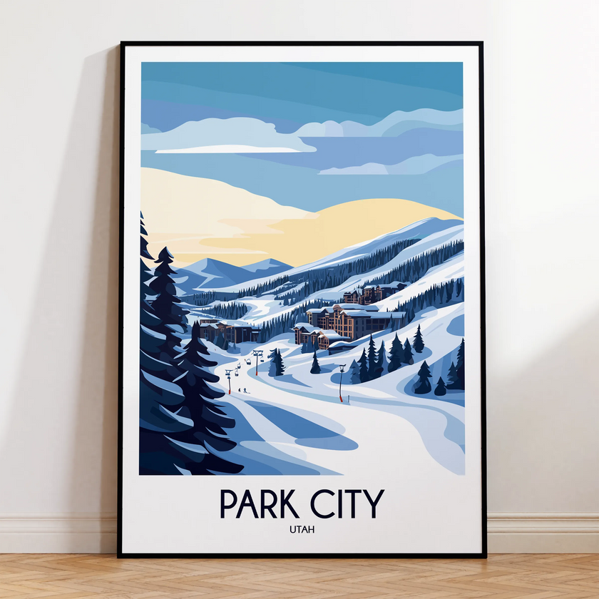 Park City Destination Art Gift