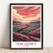 Peak District Destination Art Gift