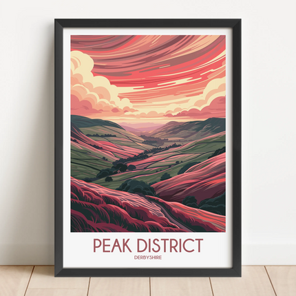 Peak District Destination Art Gift