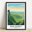 Peak District Destination Art Gift