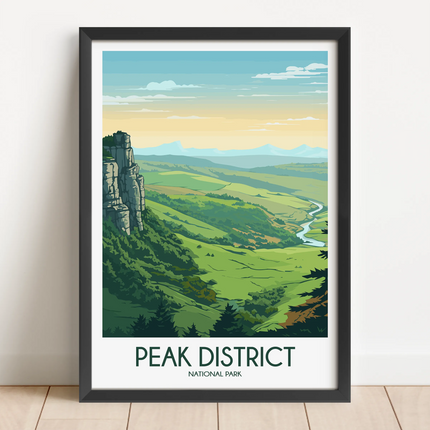 Peak District Destination Art Gift