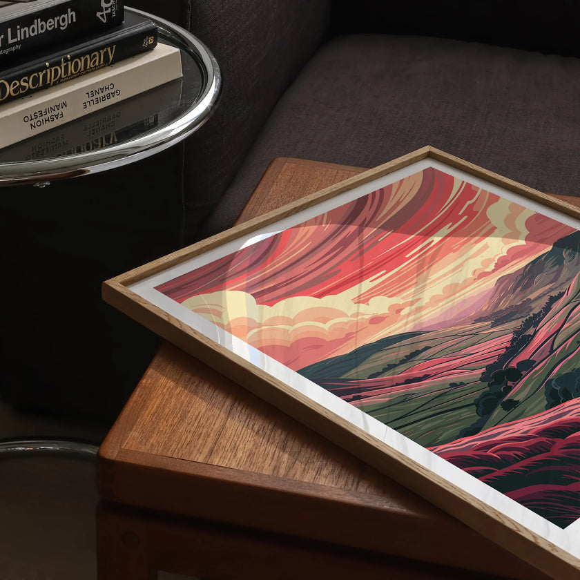 Peak District Scenic Landscape Art