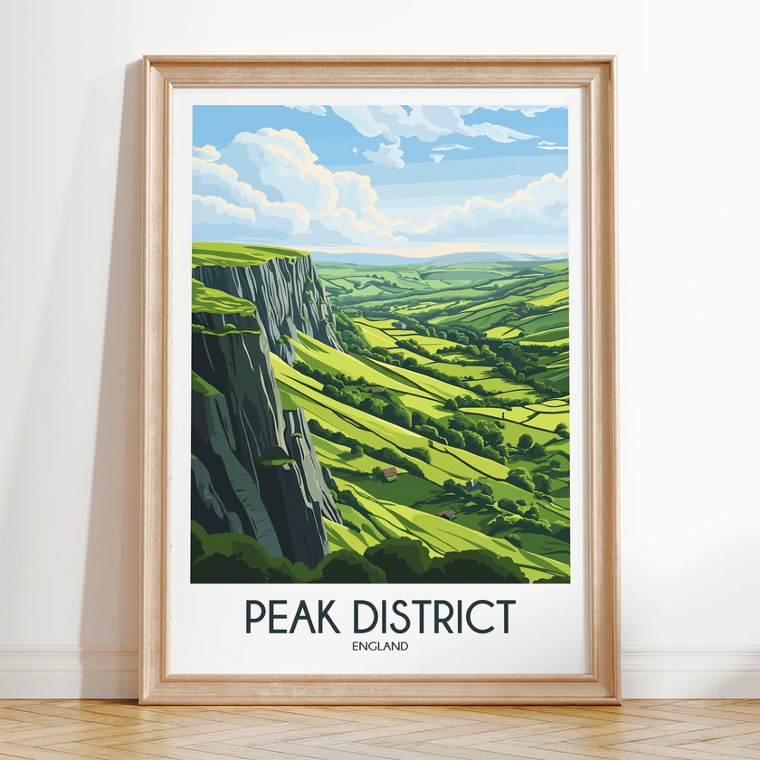 Peak District Scenic Landscape Art