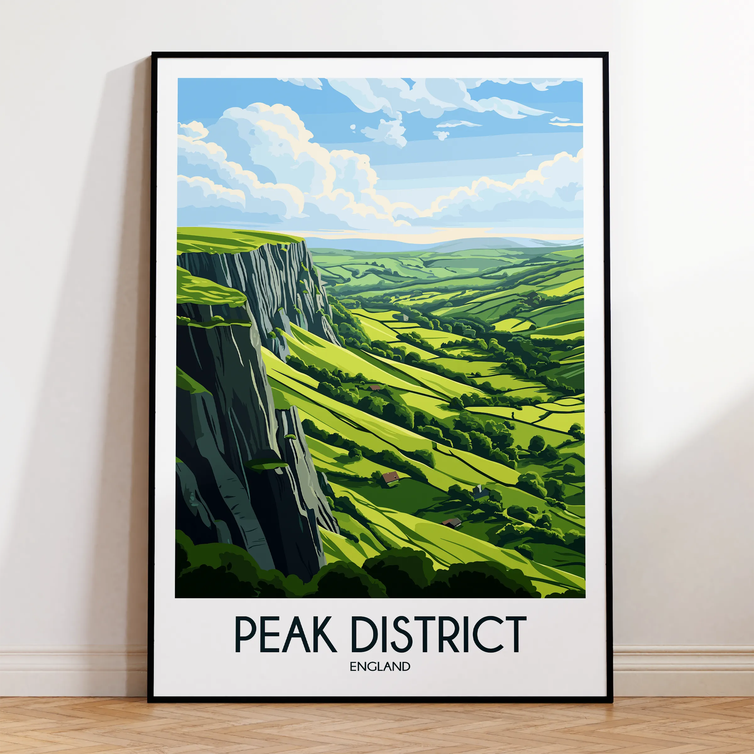 Peak District Souvenir Poster Print