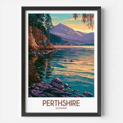 Perthshire Vintage Style Print